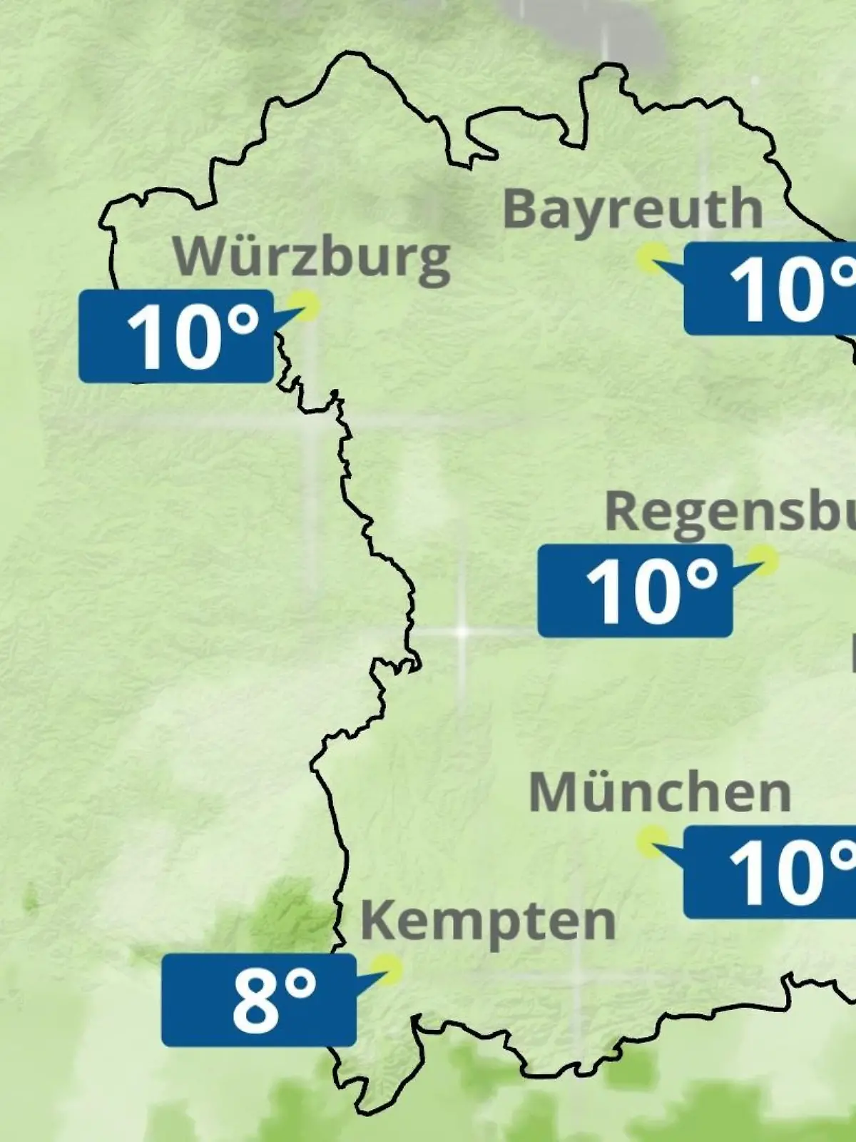 Bild zu: "Bayern: Wie wird das Wetter?"