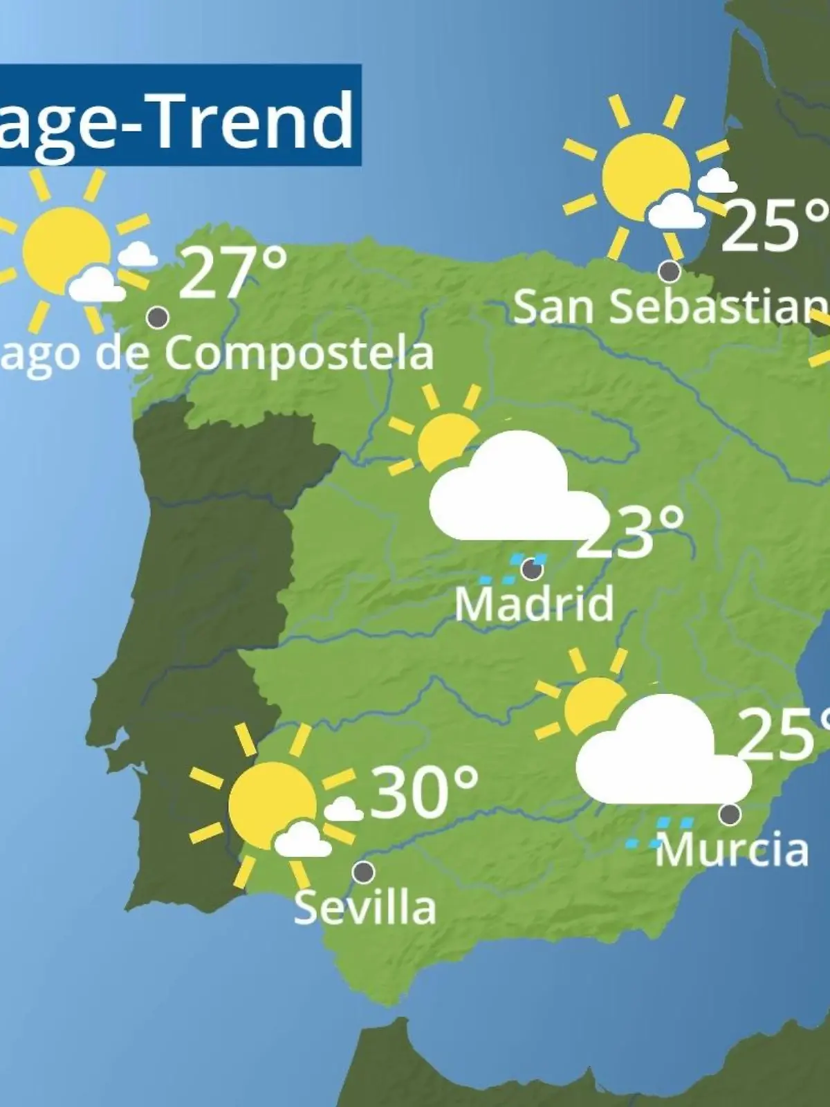 Bild zu: "Spanien: Wie wird das Wetter?"
