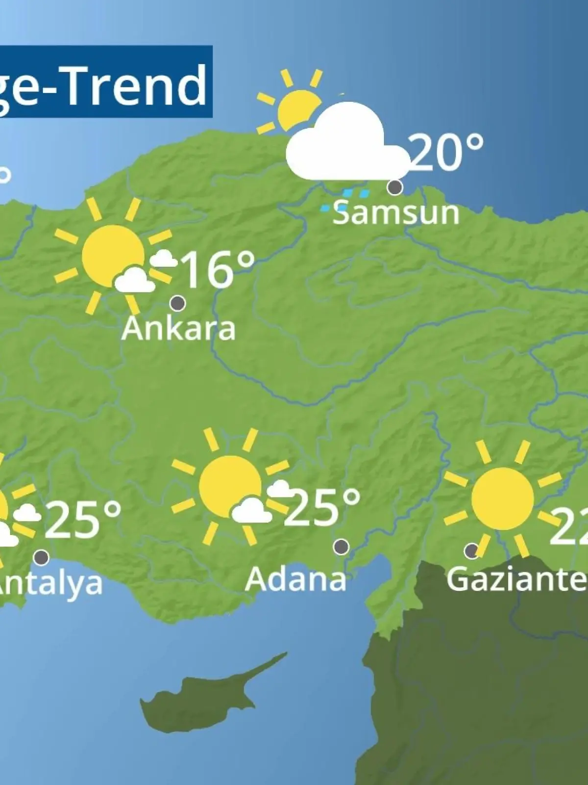 Bild zu: "Türkei: Wie wird das Wetter?"