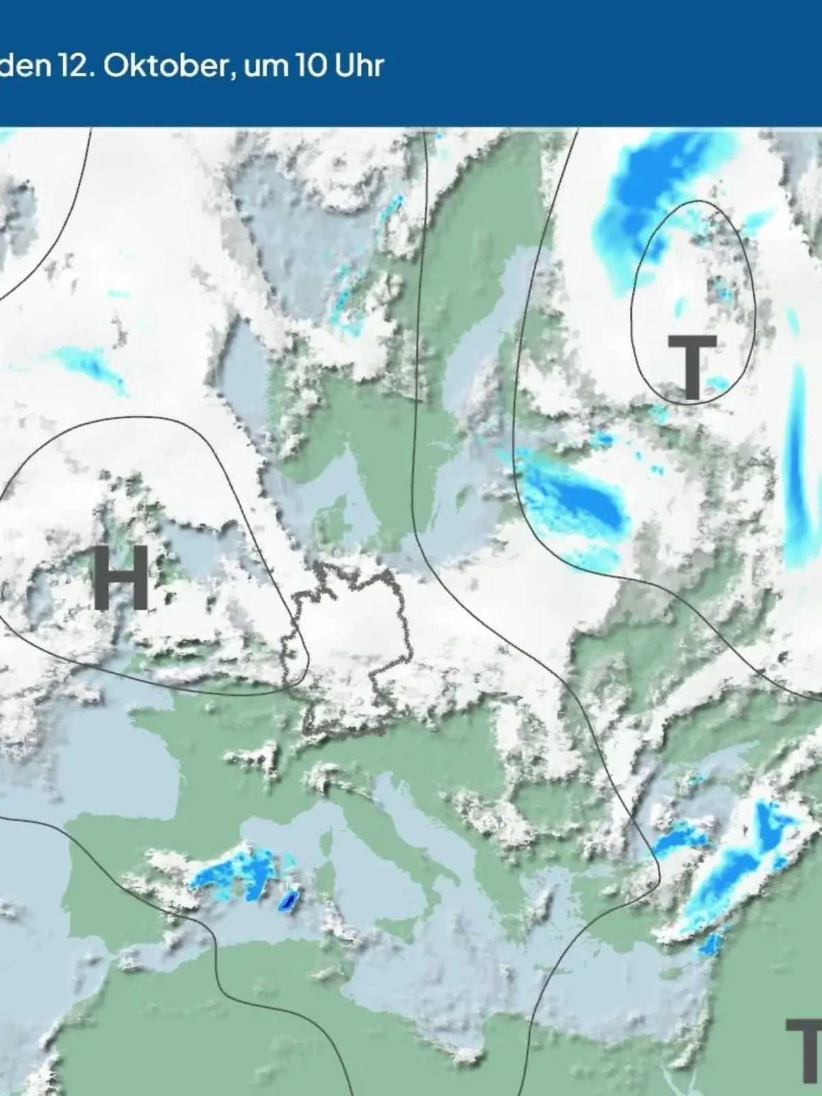 Bild zu: "Die Wetterlage der kommenden 5 Tage"
