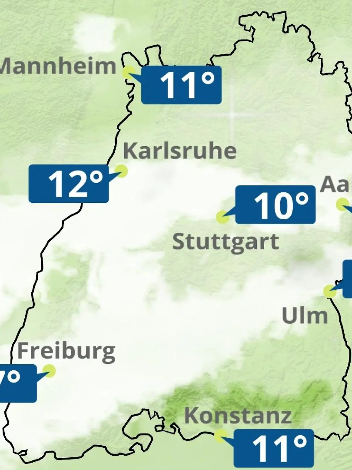 Bild zu: "Baden-Württemberg: Wie wird das Wetter?"