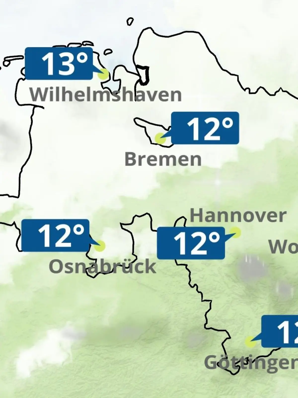 Bild zu: "Bremen und Niedersachsen: Wie wird das Wetter?"