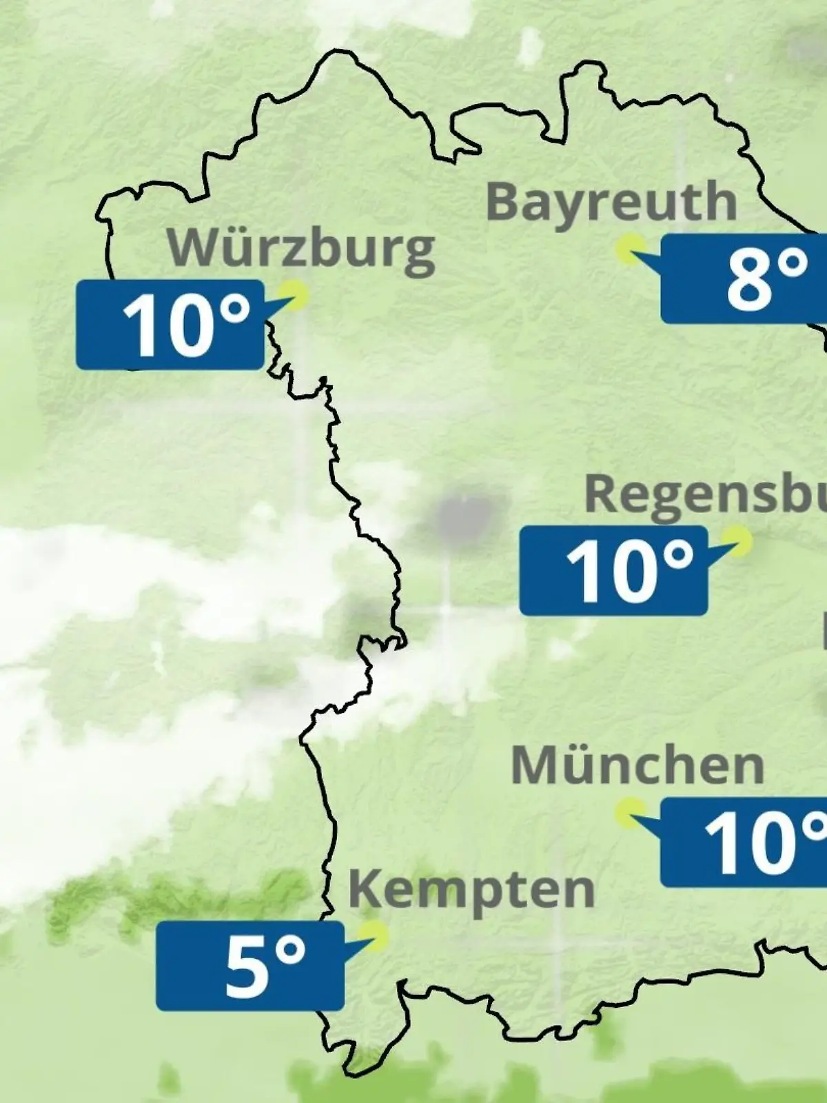 Bild zu: "Bayern: Wie wird das Wetter?"