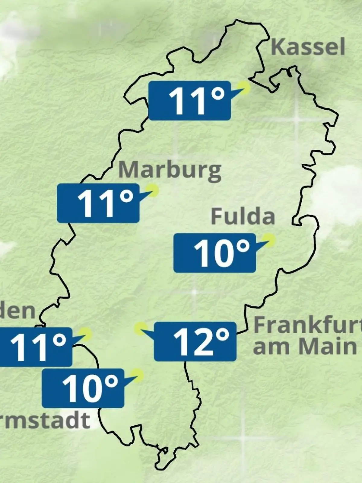 Bild zu: "Hessen: Wie wird das Wetter?"
