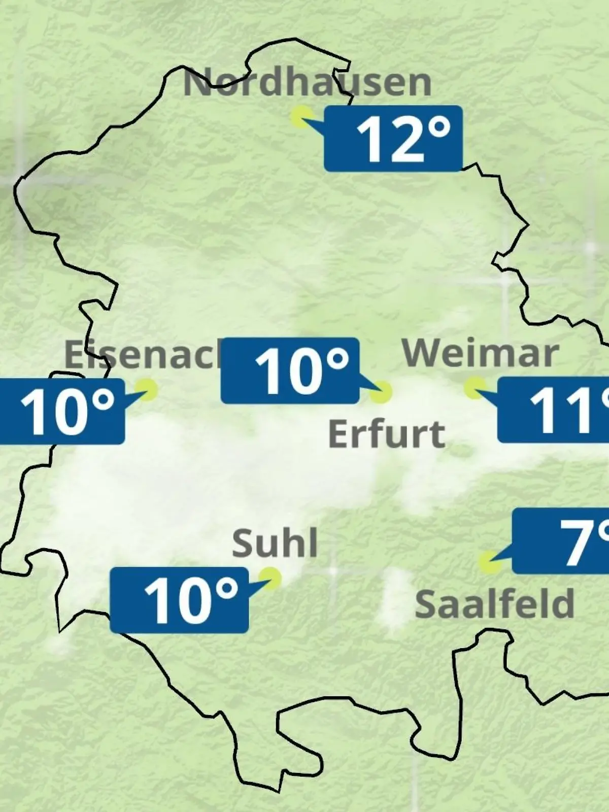 Bild zu: "Thüringen: Wie wird das Wetter?"