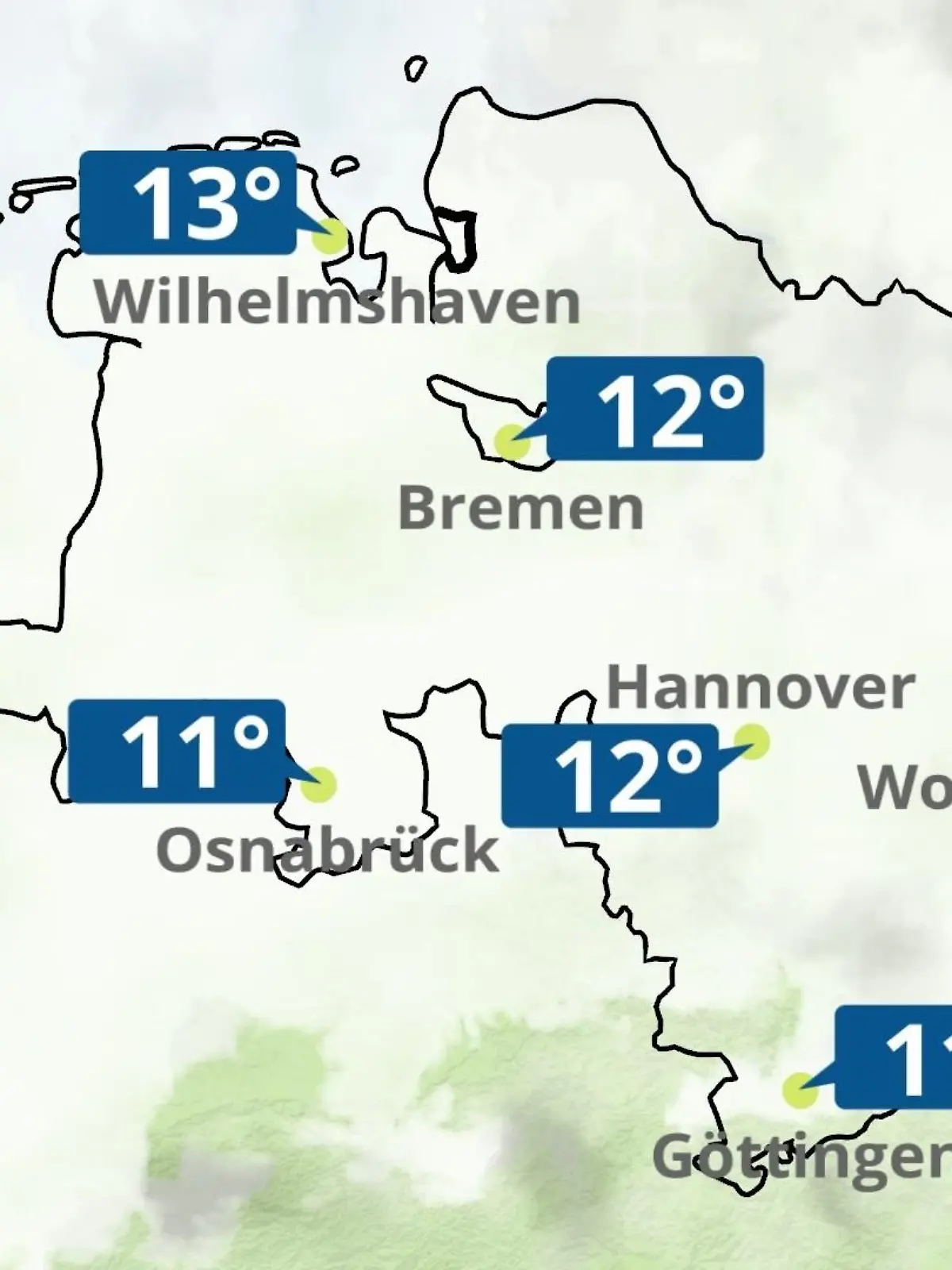 Bild zu: "Bremen und Niedersachsen: Wie wird das Wetter?"