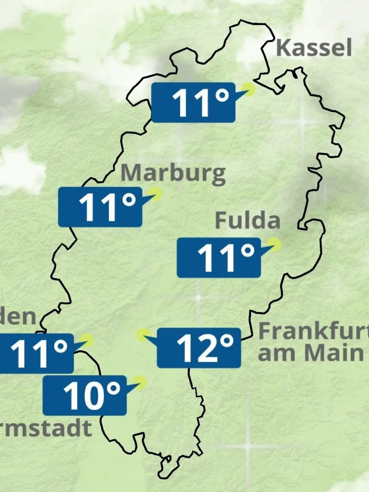 Bild zu: "Hessen: Wie wird das Wetter?"