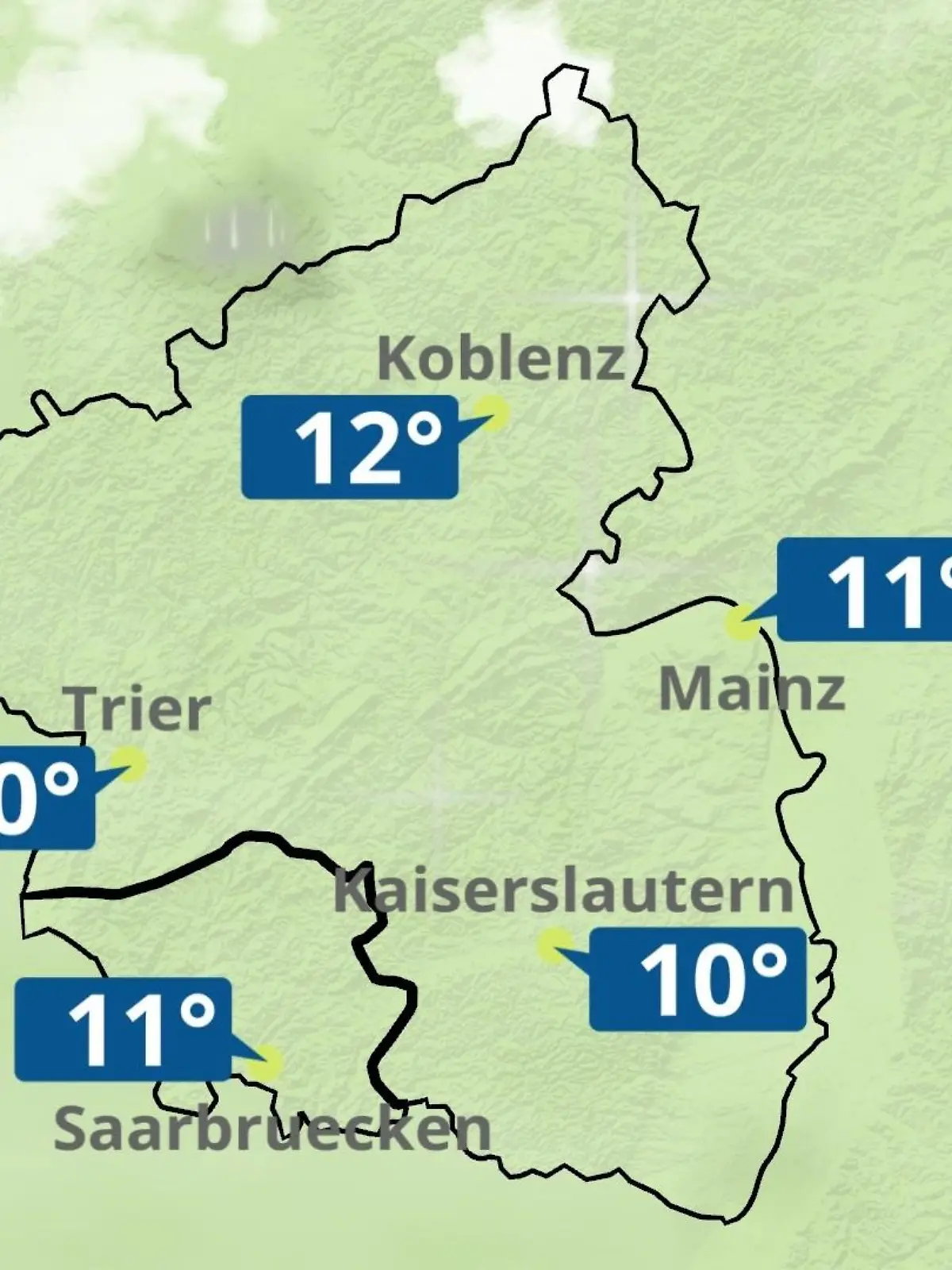 Bild zu: "Rheinland-Pfalz, Saarland: Wie wird das Wetter?"