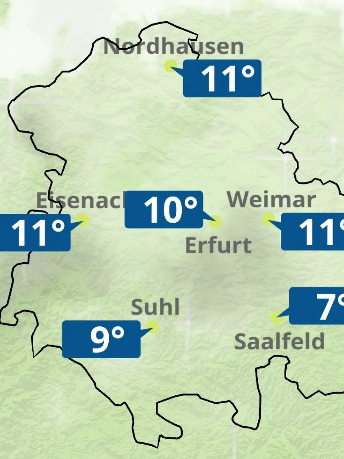 Bild zu: "Thüringen: Wie wird das Wetter?"