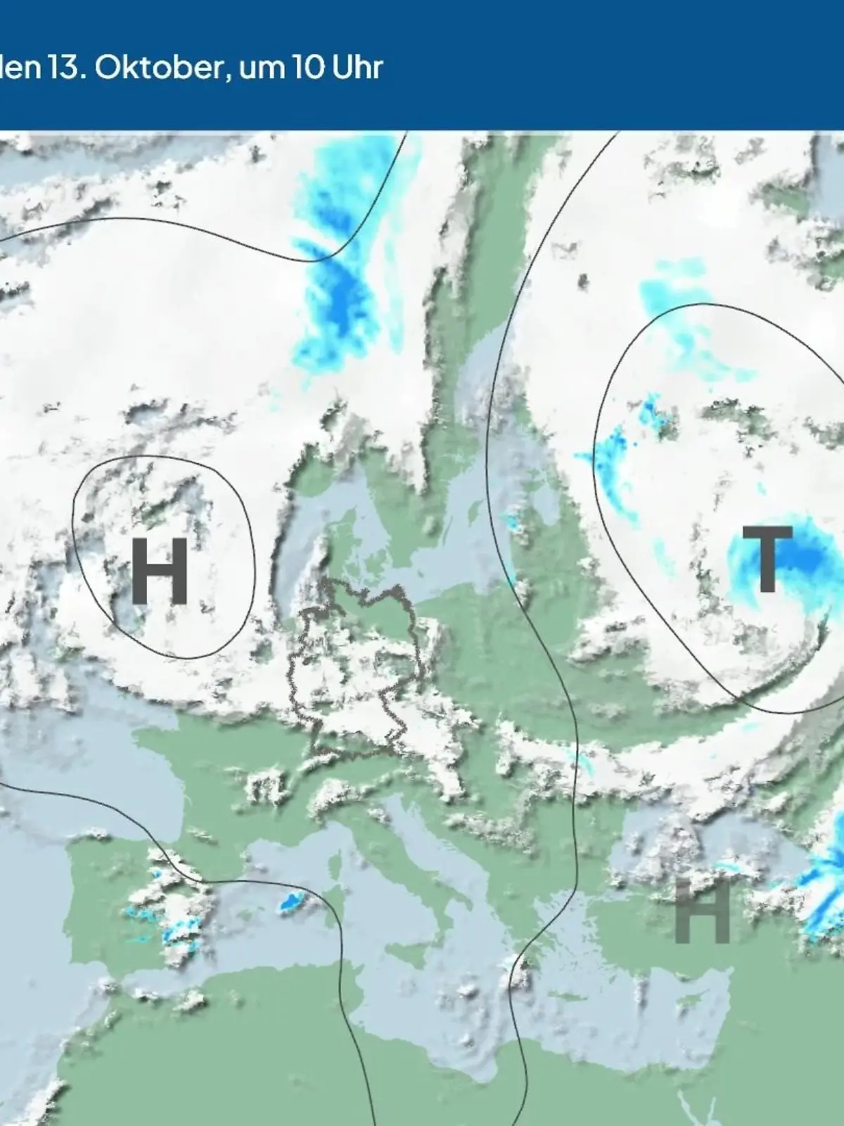 Bild zu: "Die Wetterlage der kommenden 5 Tage"