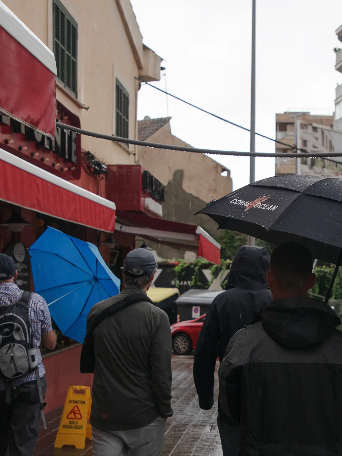 Heftiger Regen in Mallorca