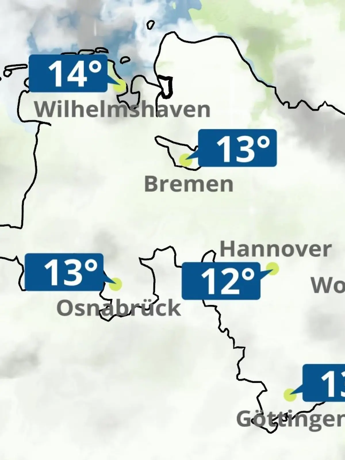 Bild zu: "Bremen und Niedersachsen: Wie wird das Wetter?"