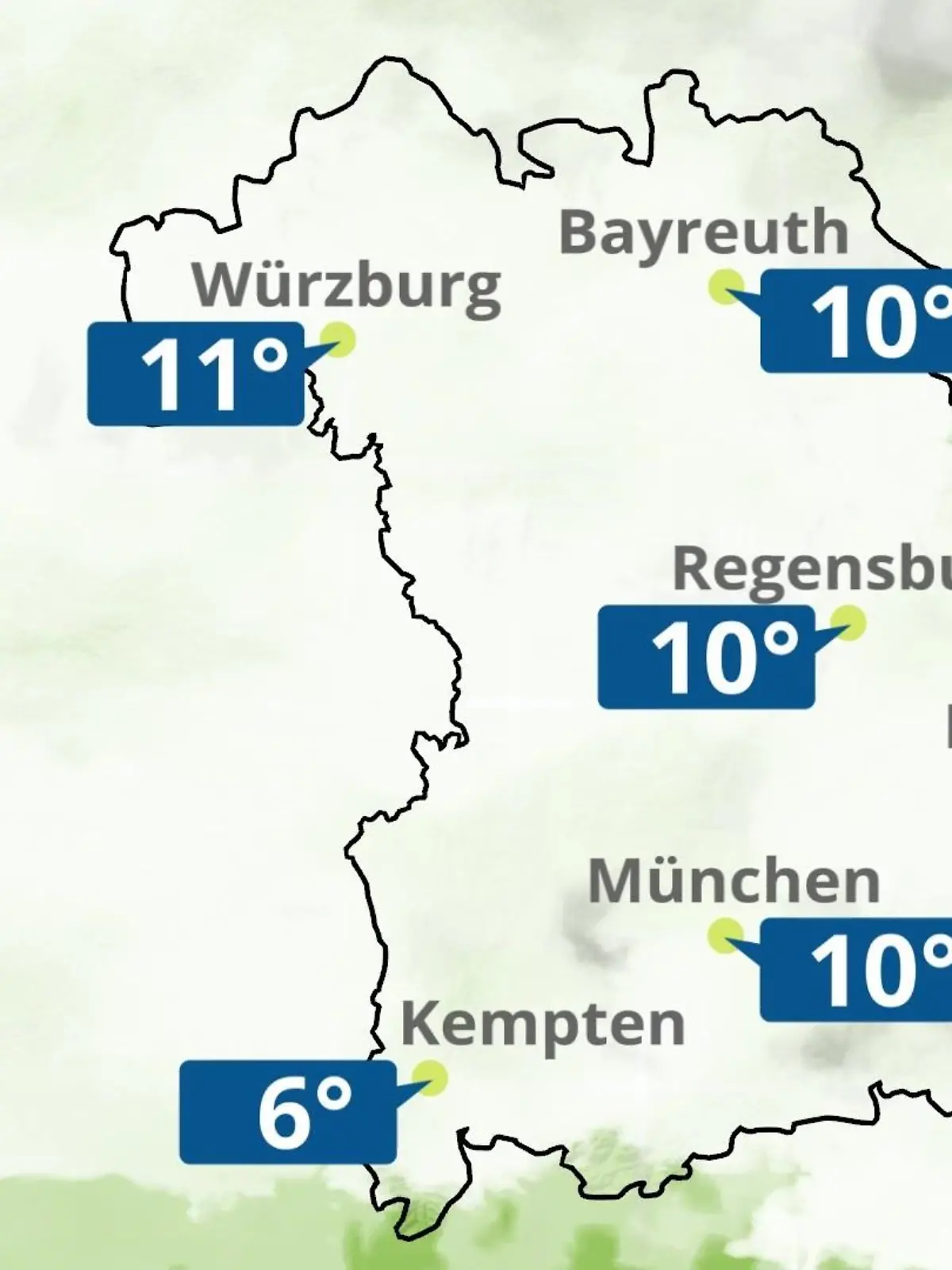 Bild zu: "Bayern: Wie wird das Wetter?"