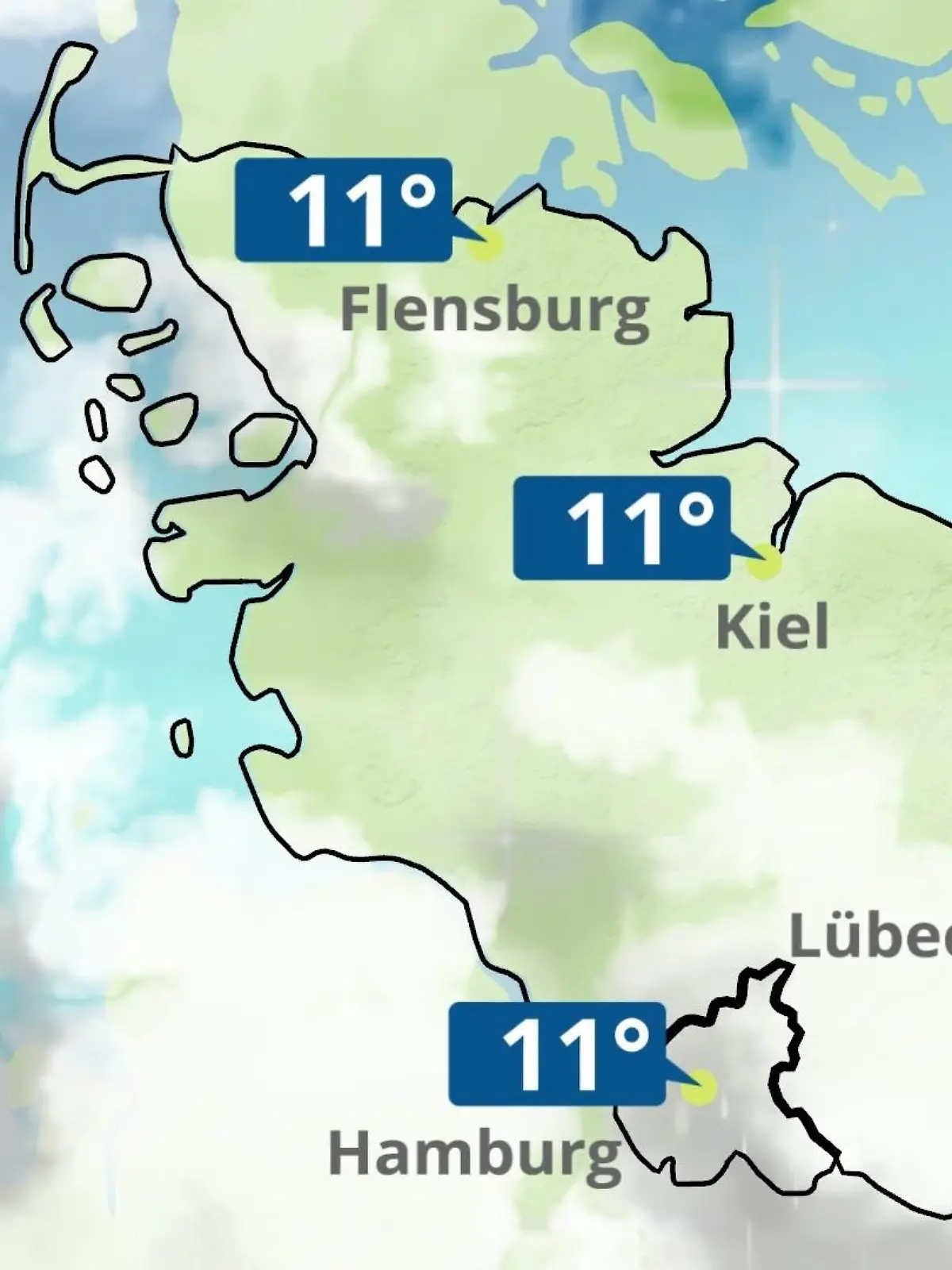 Bild zu: "Hamburg, Schleswig-Holstein: Wie wird das Wetter?"