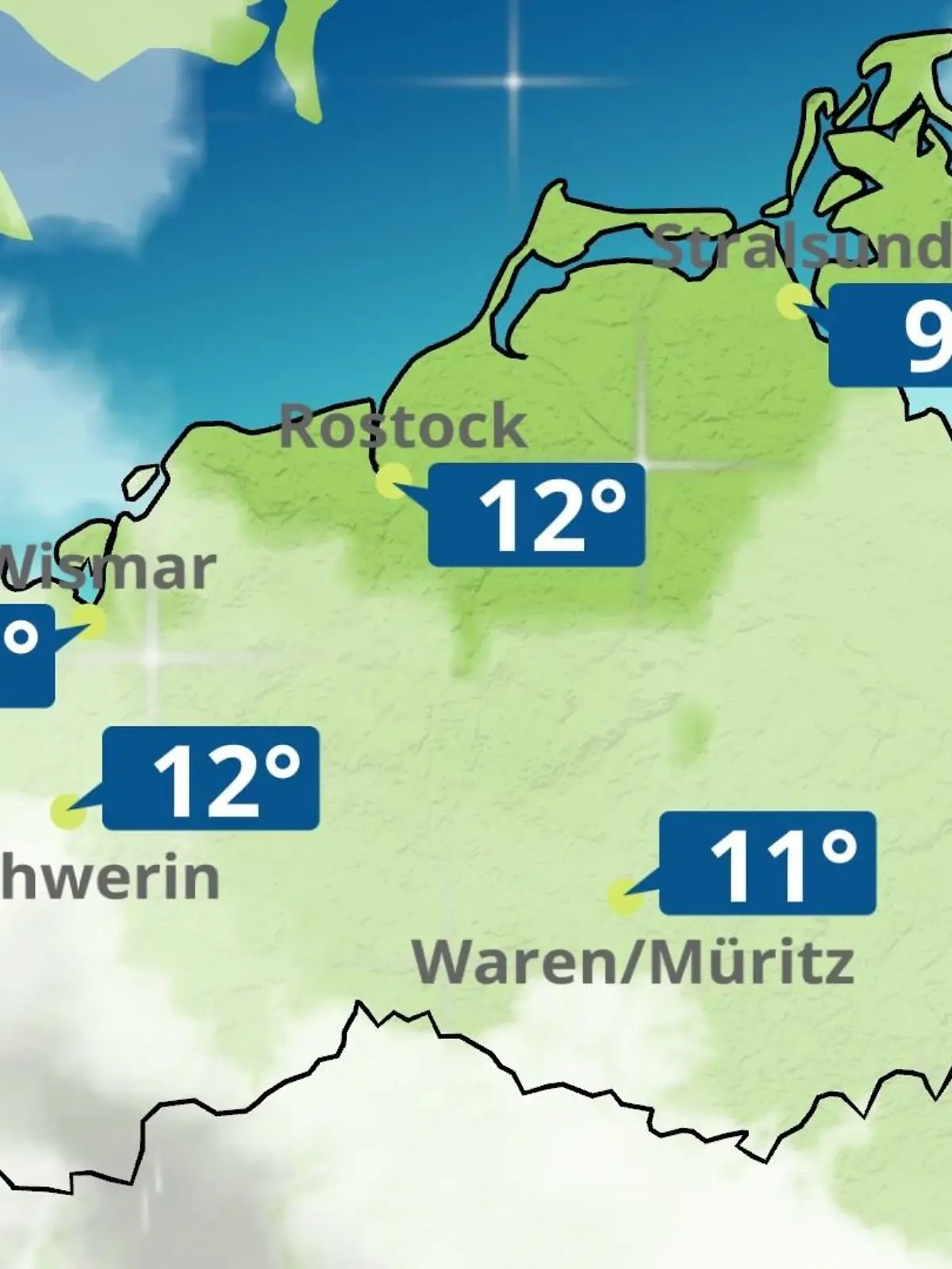 Bild zu: "Mecklenburg-Vorpommern: Wie wird das Wetter?"