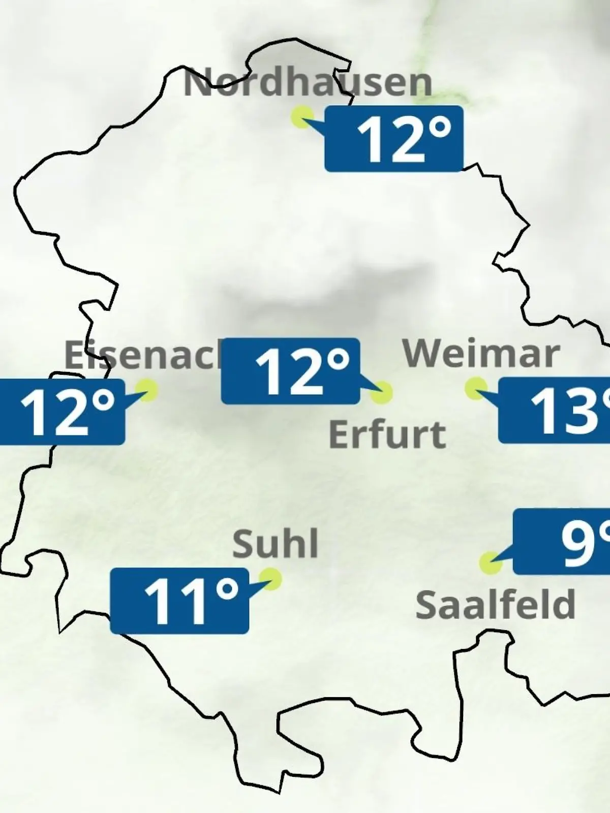 Bild zu: "Thüringen: Wie wird das Wetter?"