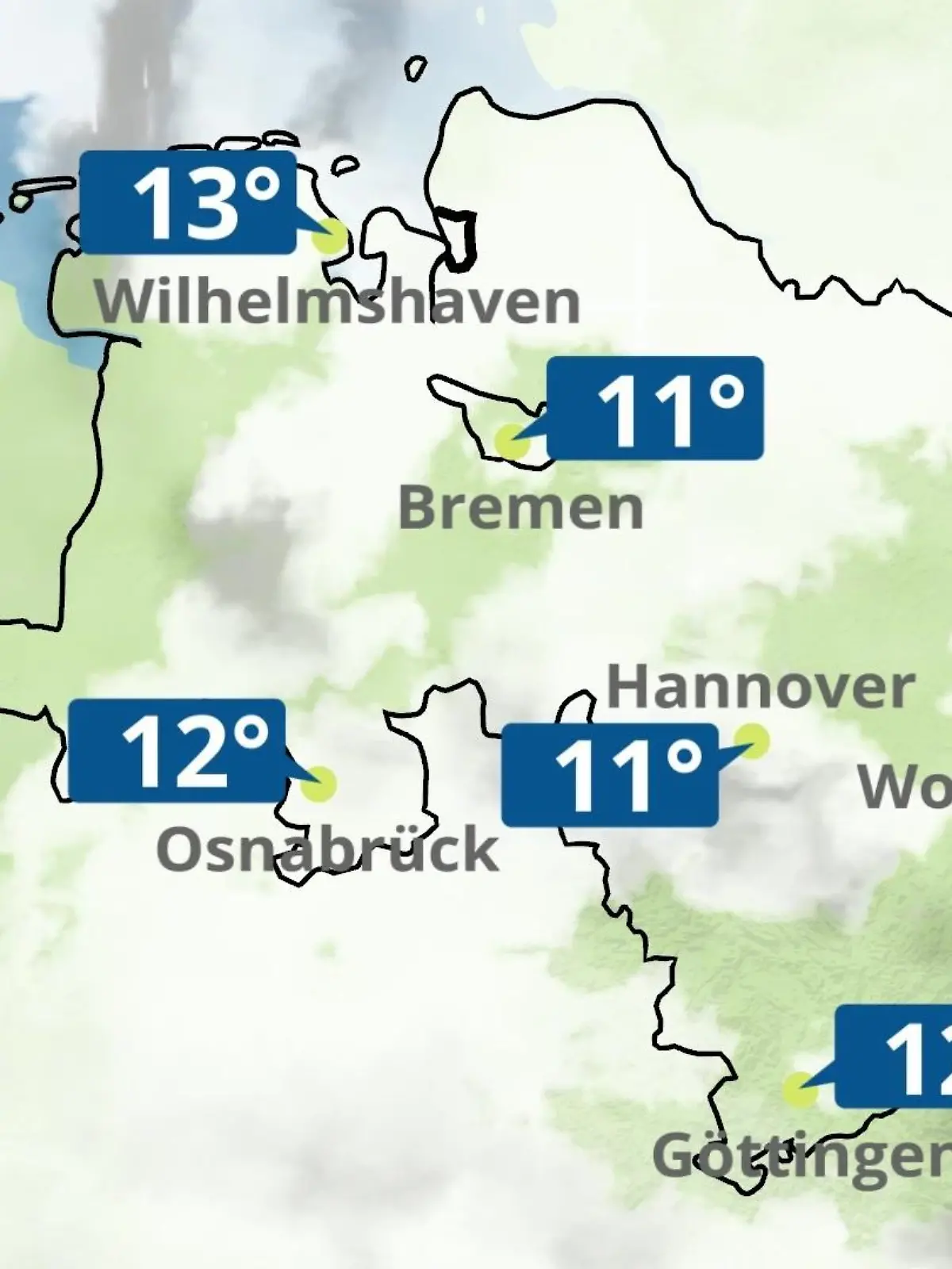 Bild zu: "Bremen und Niedersachsen: Wie wird das Wetter?"