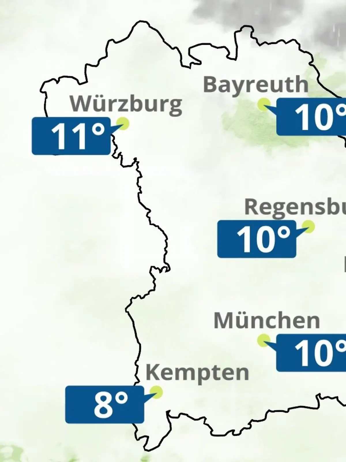 Bild zu: "Bayern: Wie wird das Wetter?"