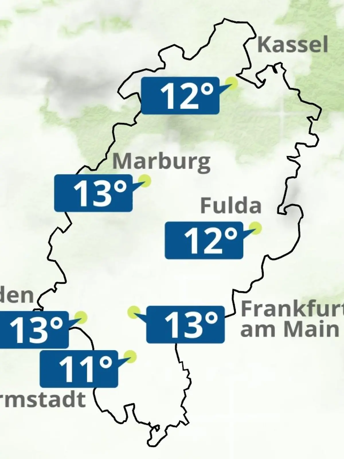 Bild zu: "Hessen: Wie wird das Wetter?"
