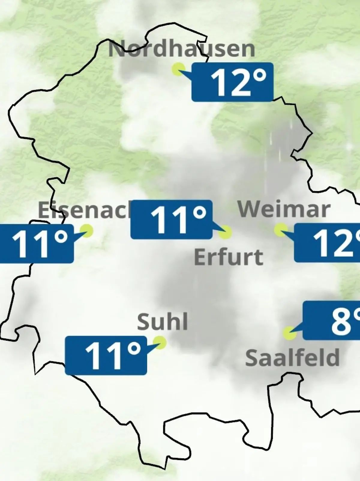 Bild zu: "Thüringen: Wie wird das Wetter?"