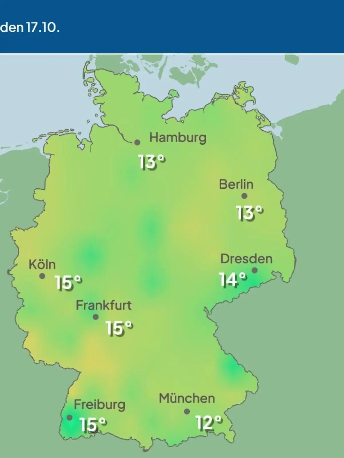 Bild zu: "Im Video: Temperatur-Vorhersage"