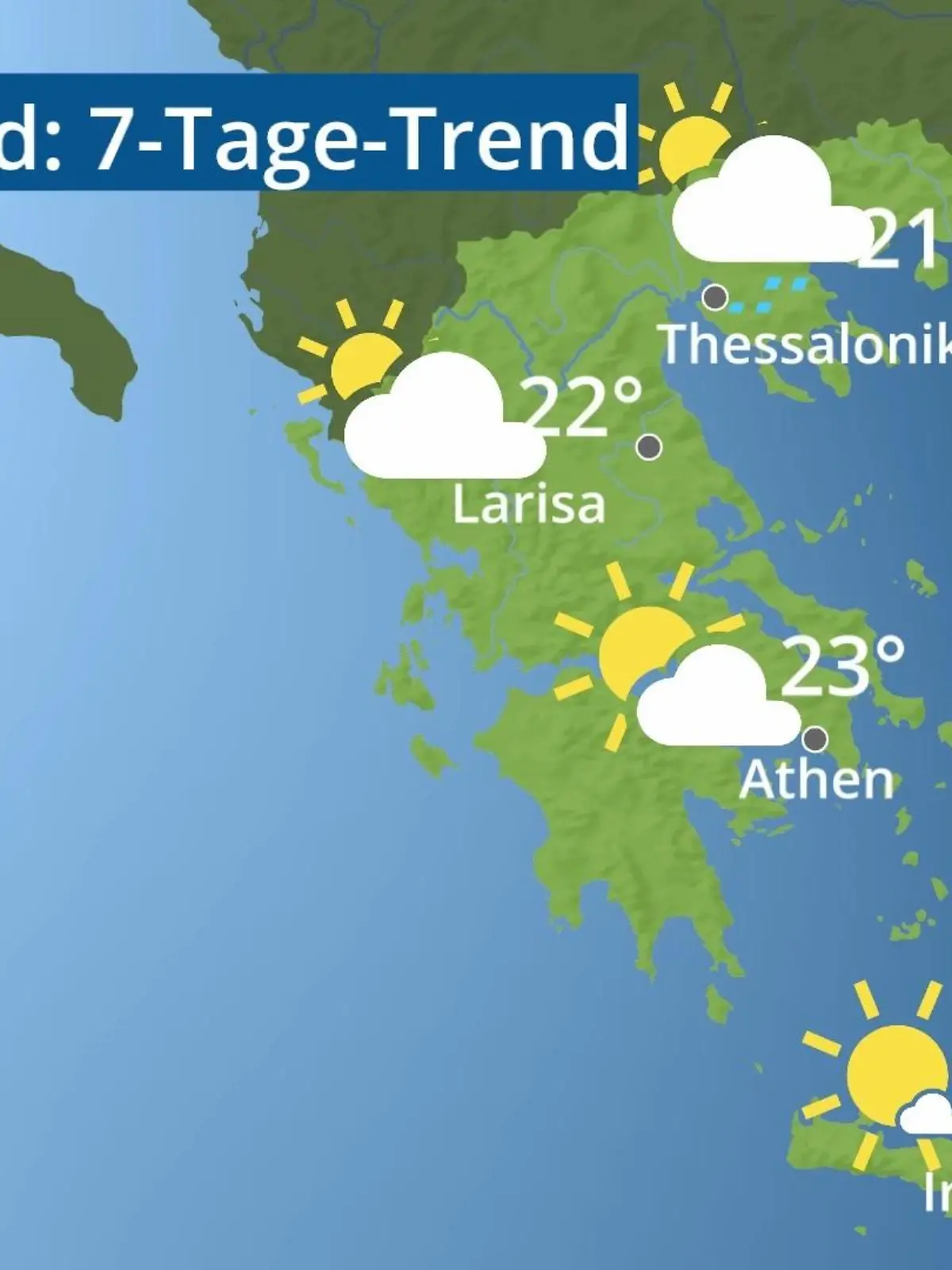 Bild zu: "Griechenland: Wie wird das Wetter?"