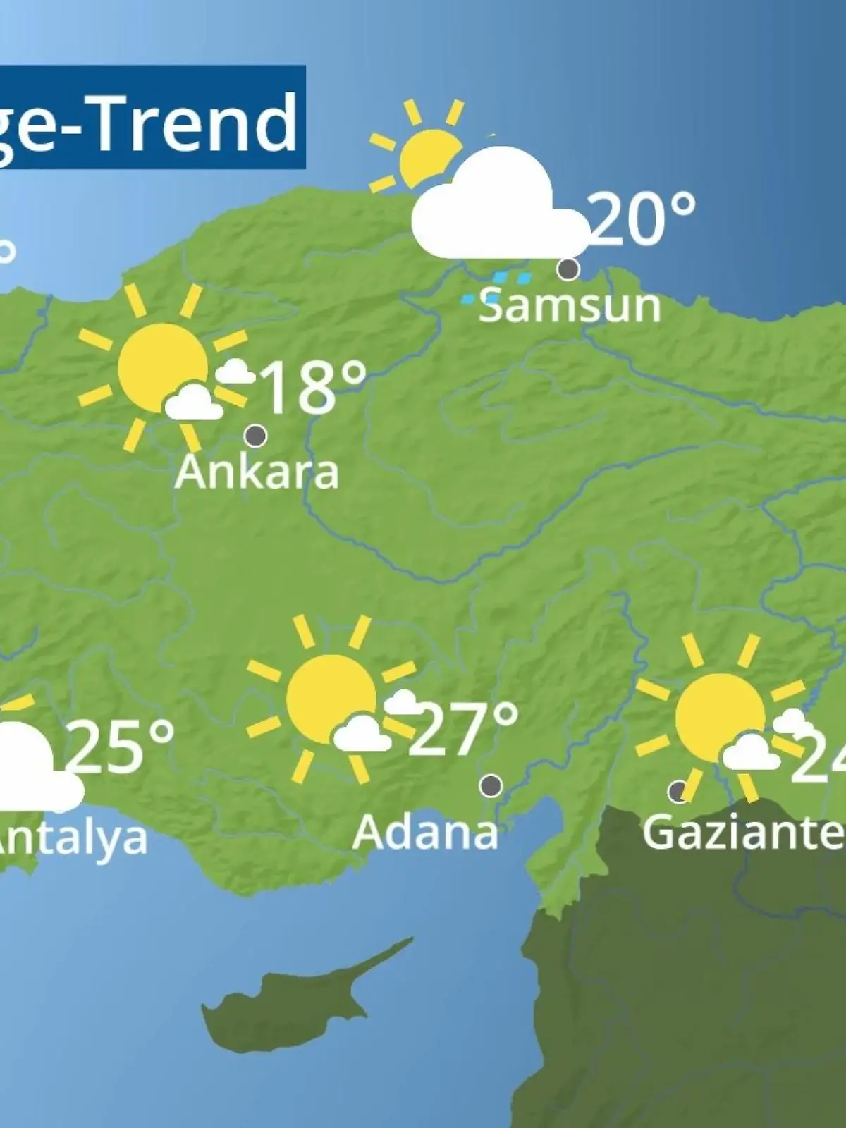 Bild zu: "Türkei: Wie wird das Wetter?"