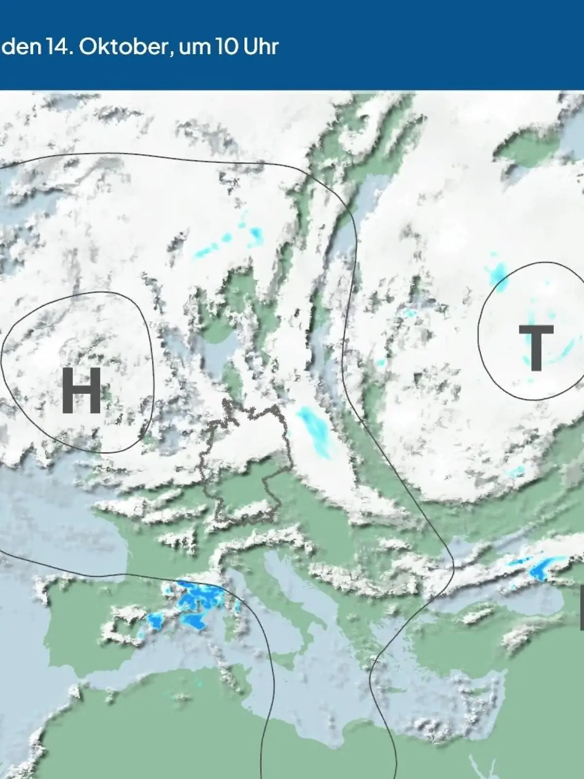 Bild zu: "Die Wetterlage der kommenden 5 Tage"