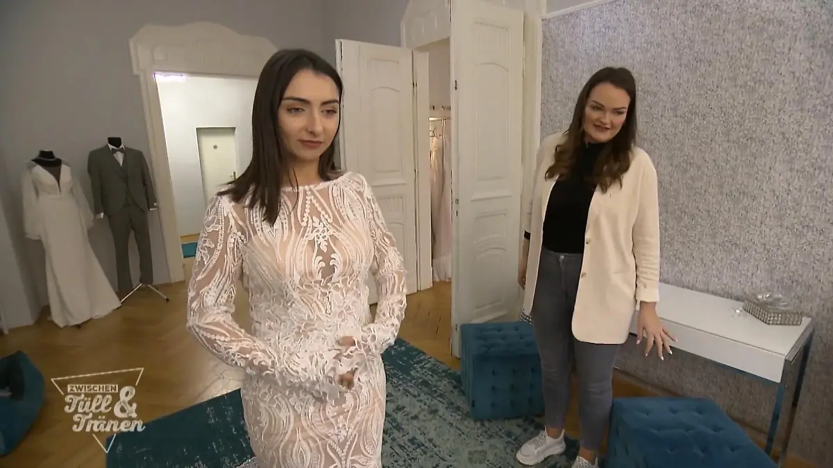 Zu klein für das Kleid Kleine Braut