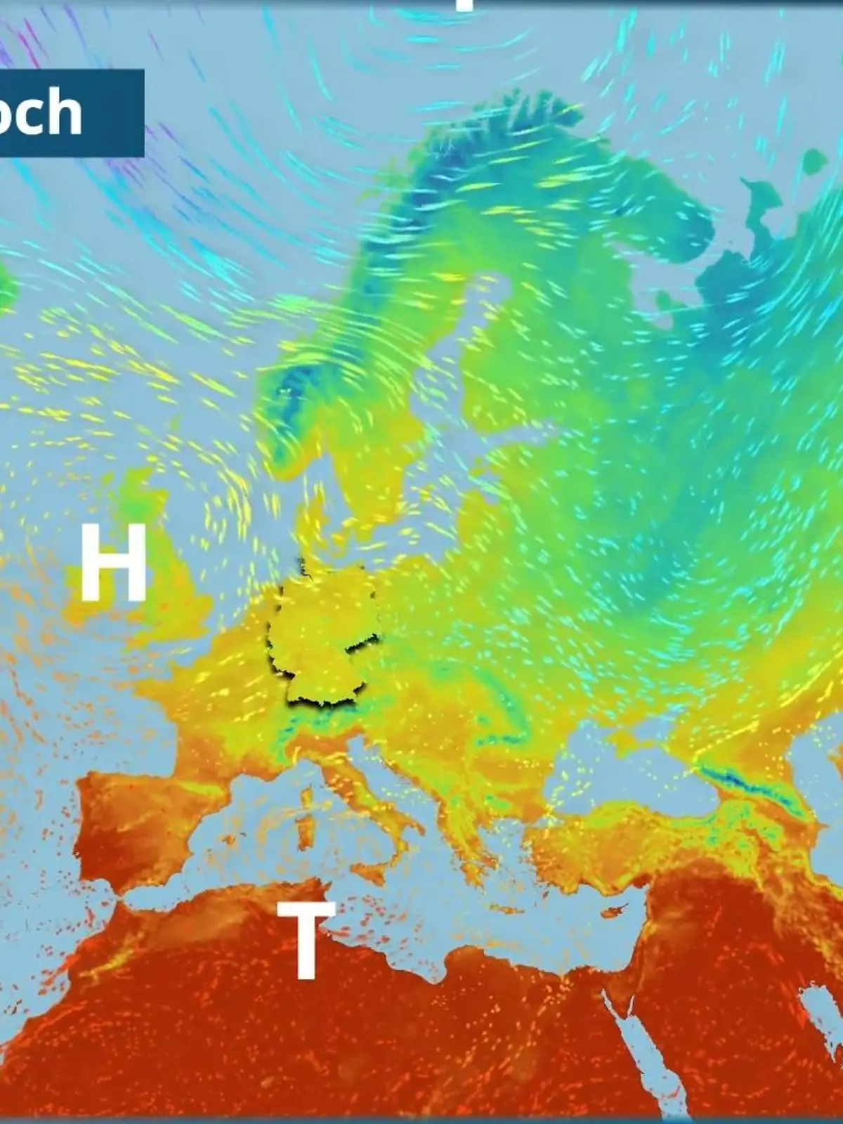 Bild zu: "Eingefahrene Wetterlage beschert uns Nordwind"