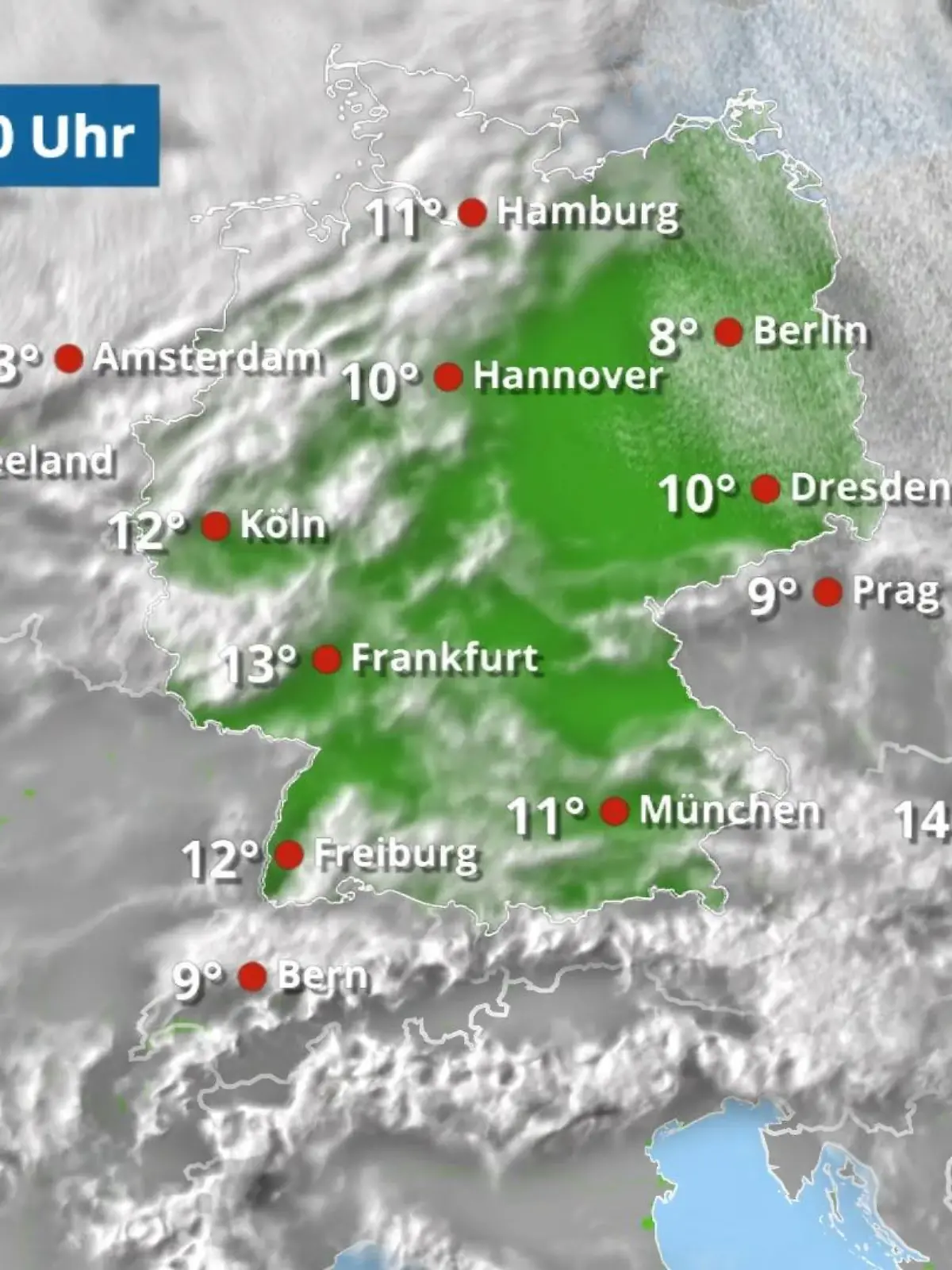 Bild zu: "Viele Wolken und Nebel, selten Regen"