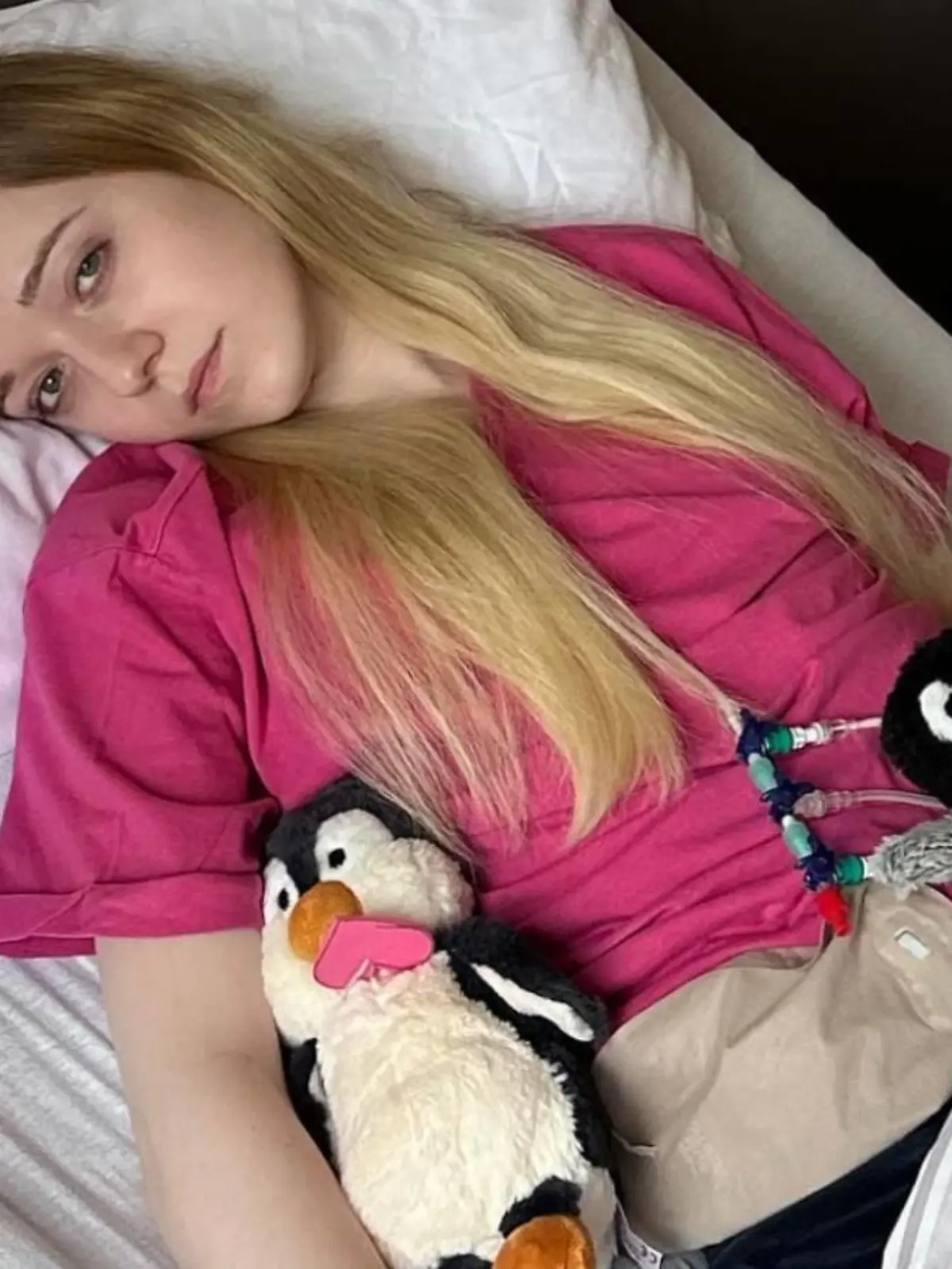 Christin Dohr im Krankenhaus