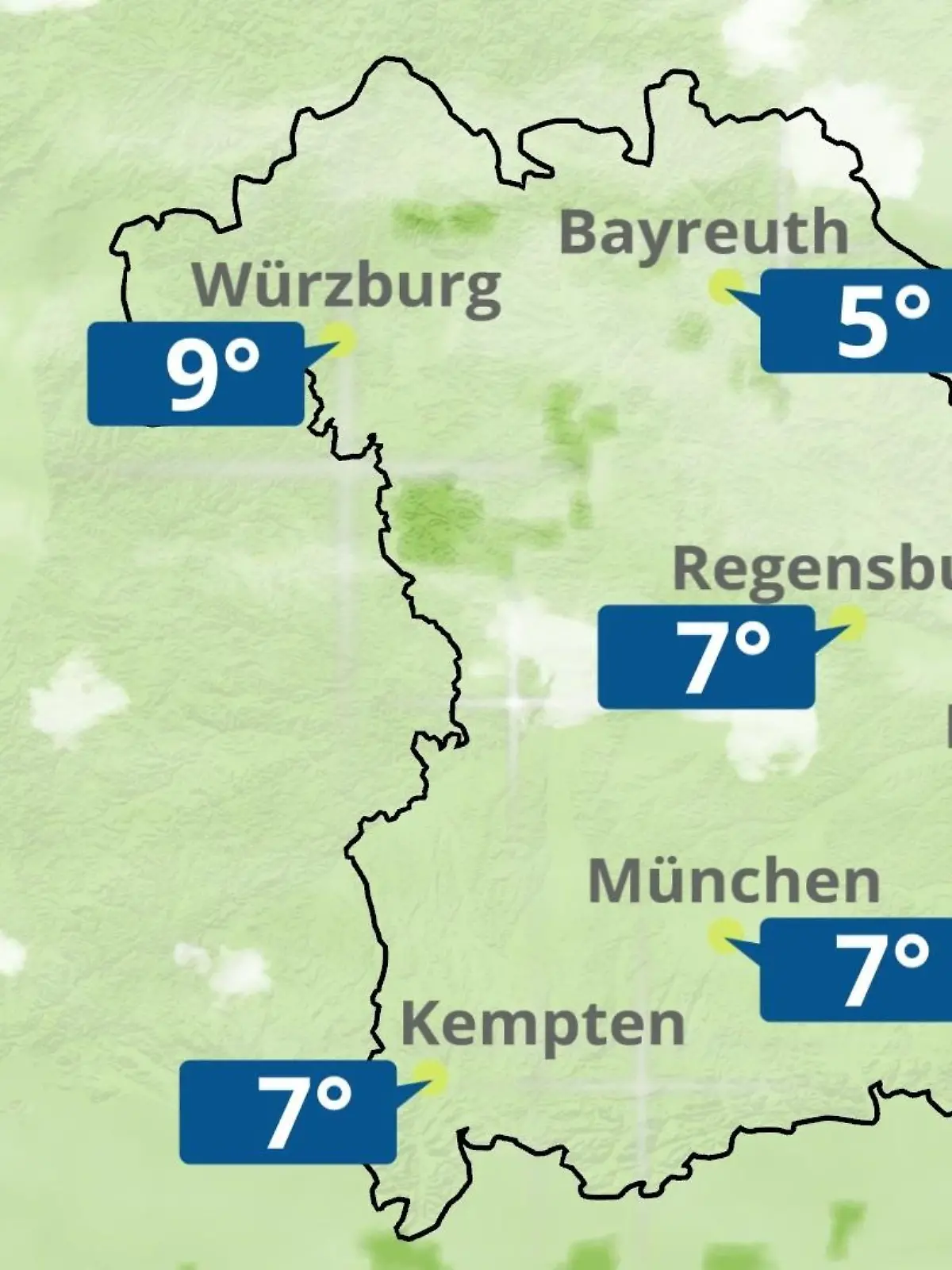 Bild zu: "Bayern: Wie wird das Wetter?"