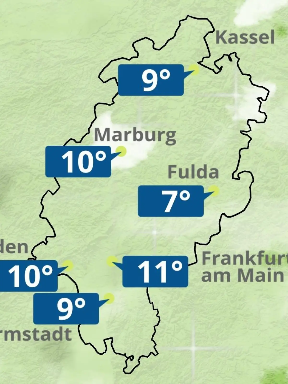 Bild zu: "Hessen: Wie wird das Wetter?"
