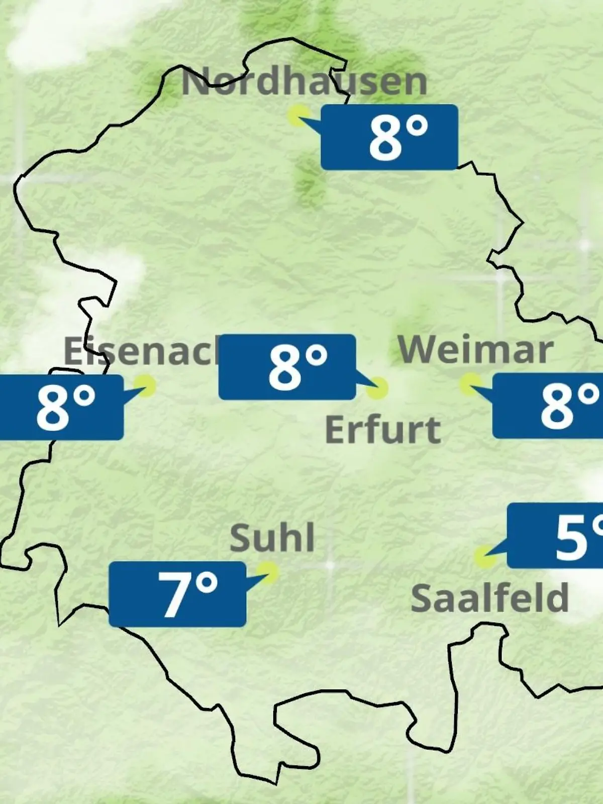 Bild zu: "Thüringen: Wie wird das Wetter?"