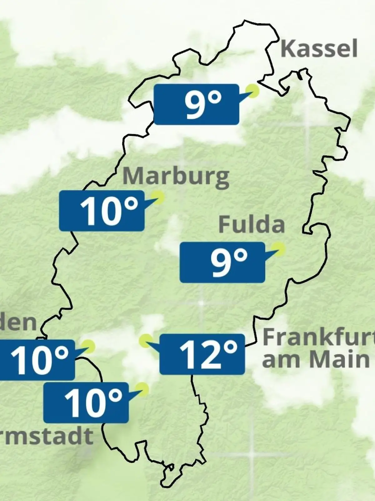 Bild zu: "Hessen: Wie wird das Wetter?"