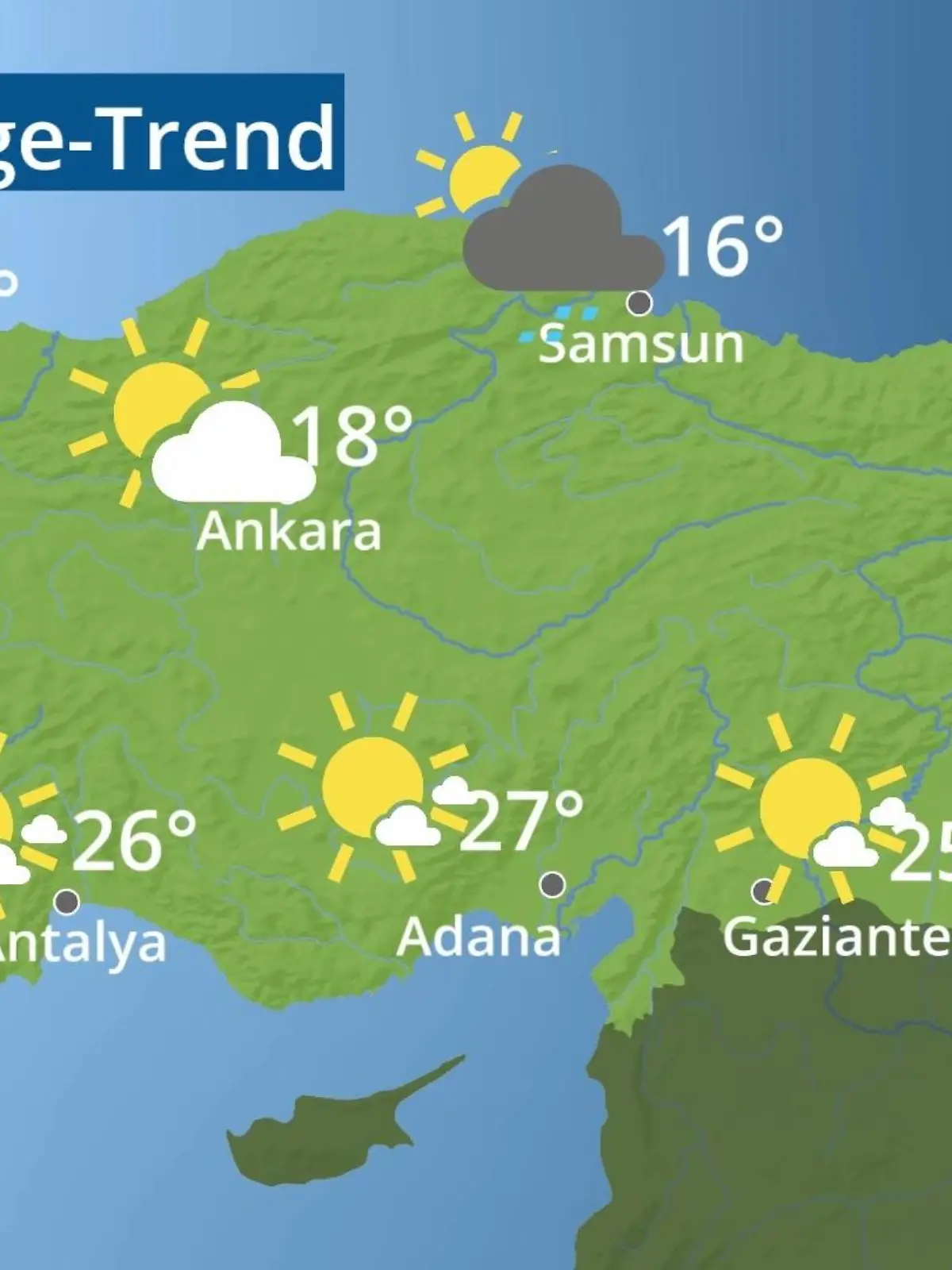 Bild zu: "Türkei: Wie wird das Wetter?"