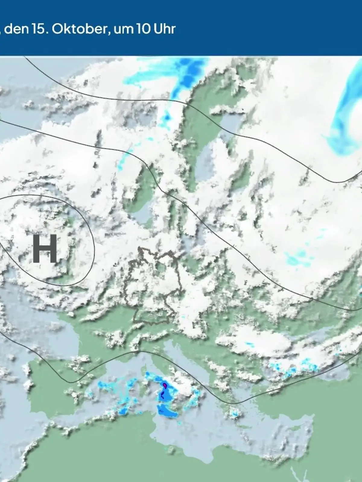 Bild zu: "Die Wetterlage der kommenden 5 Tage"