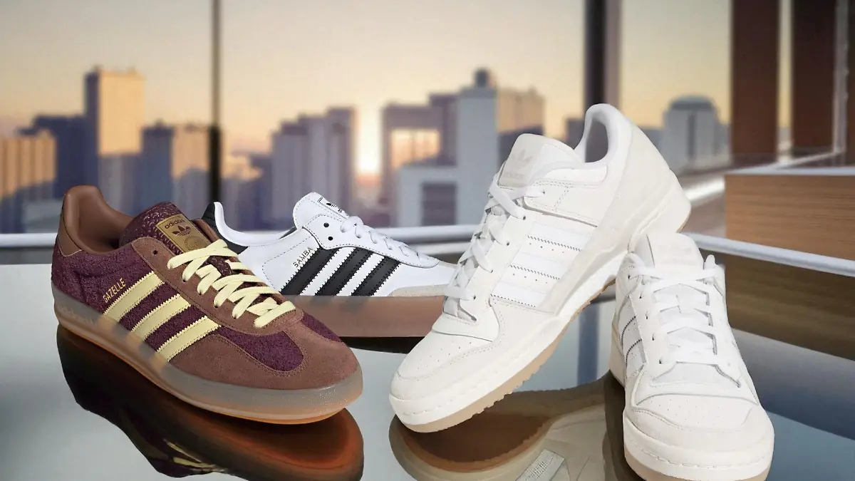 Sneaker von Adidas.