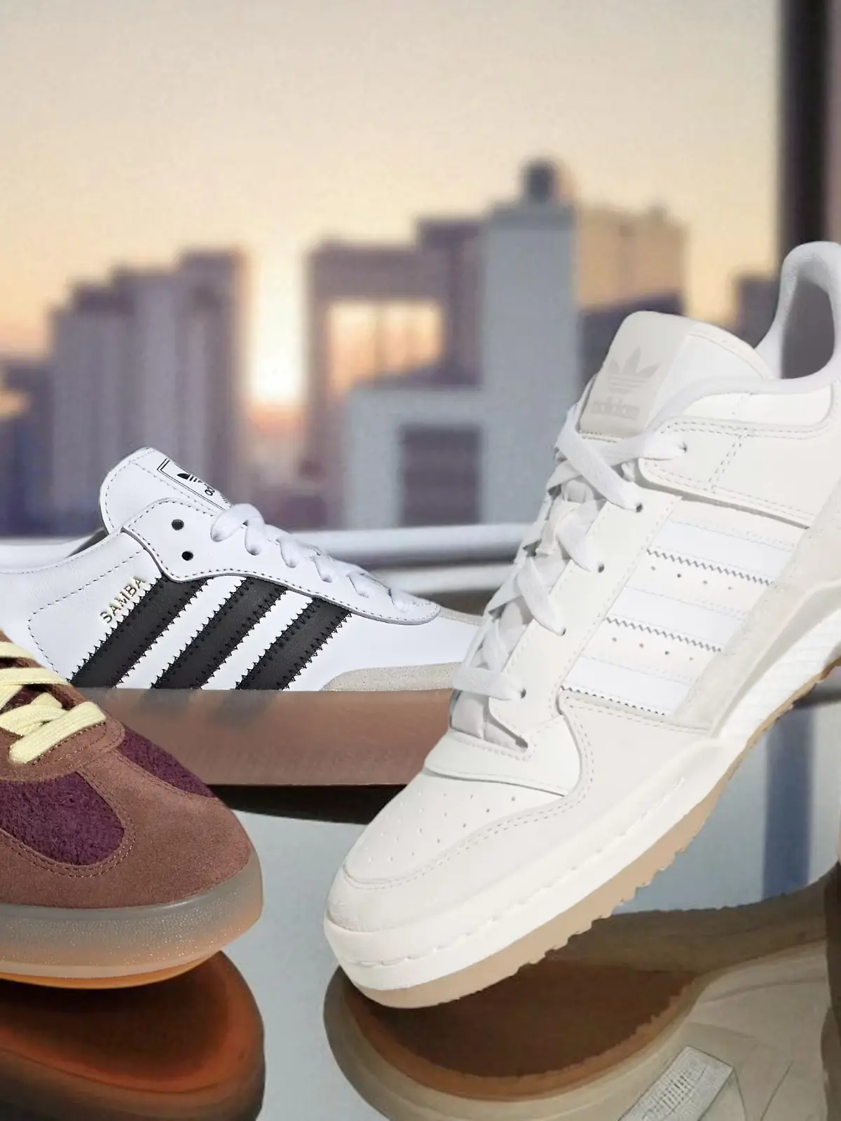 Sneaker von Adidas.