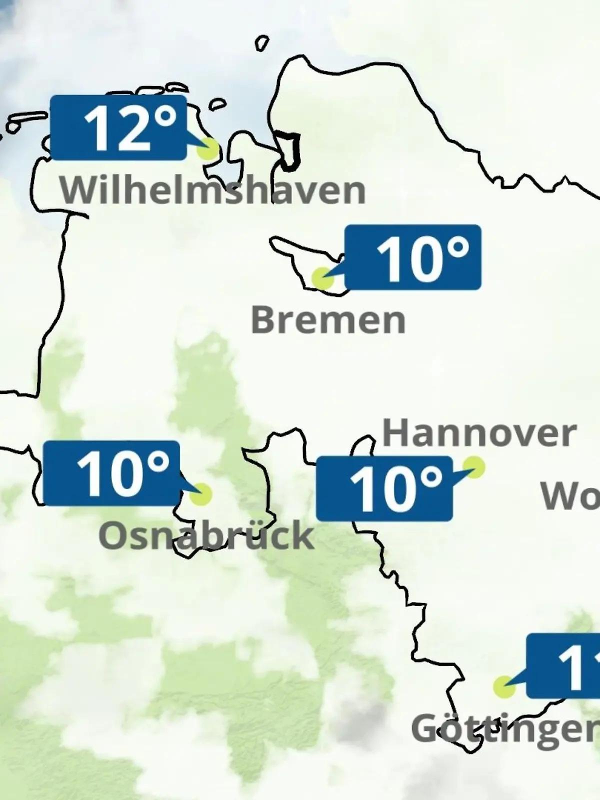 Bild zu: "Bremen und Niedersachsen: Wie wird das Wetter?"