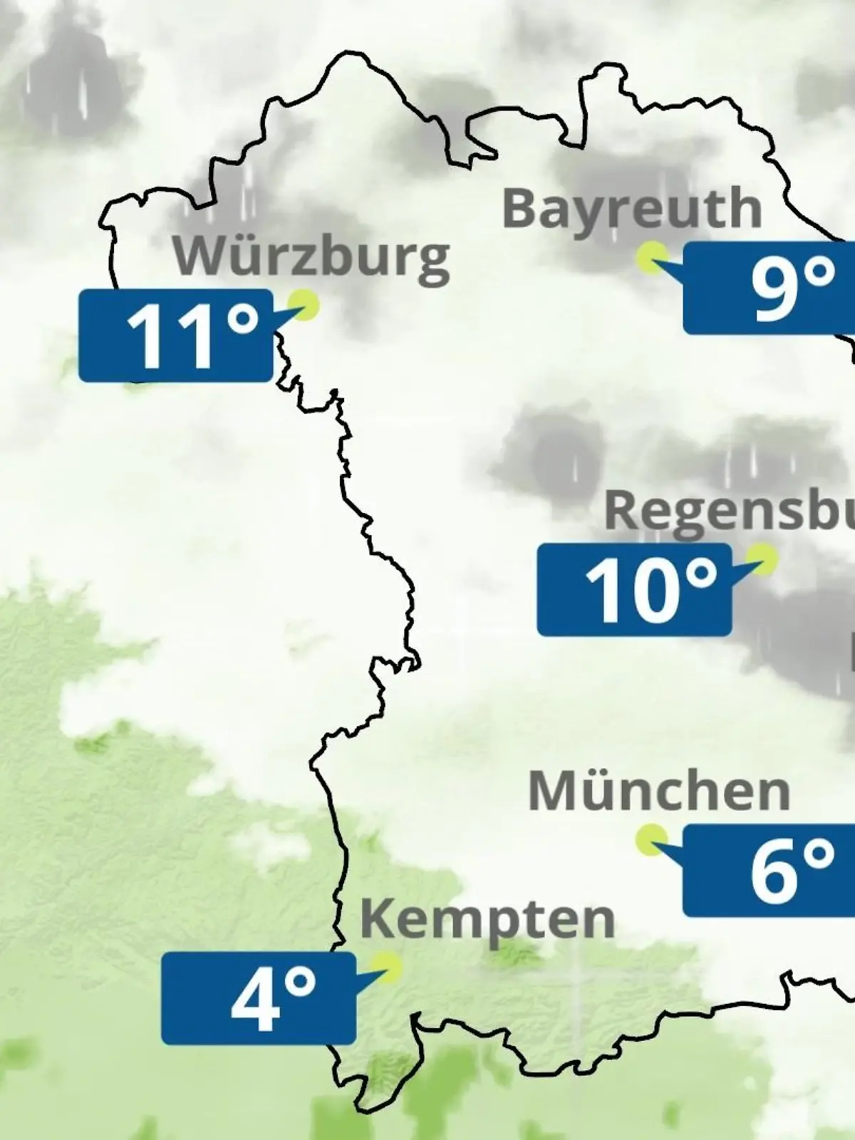 Bild zu: "Bayern: Wie wird das Wetter?"