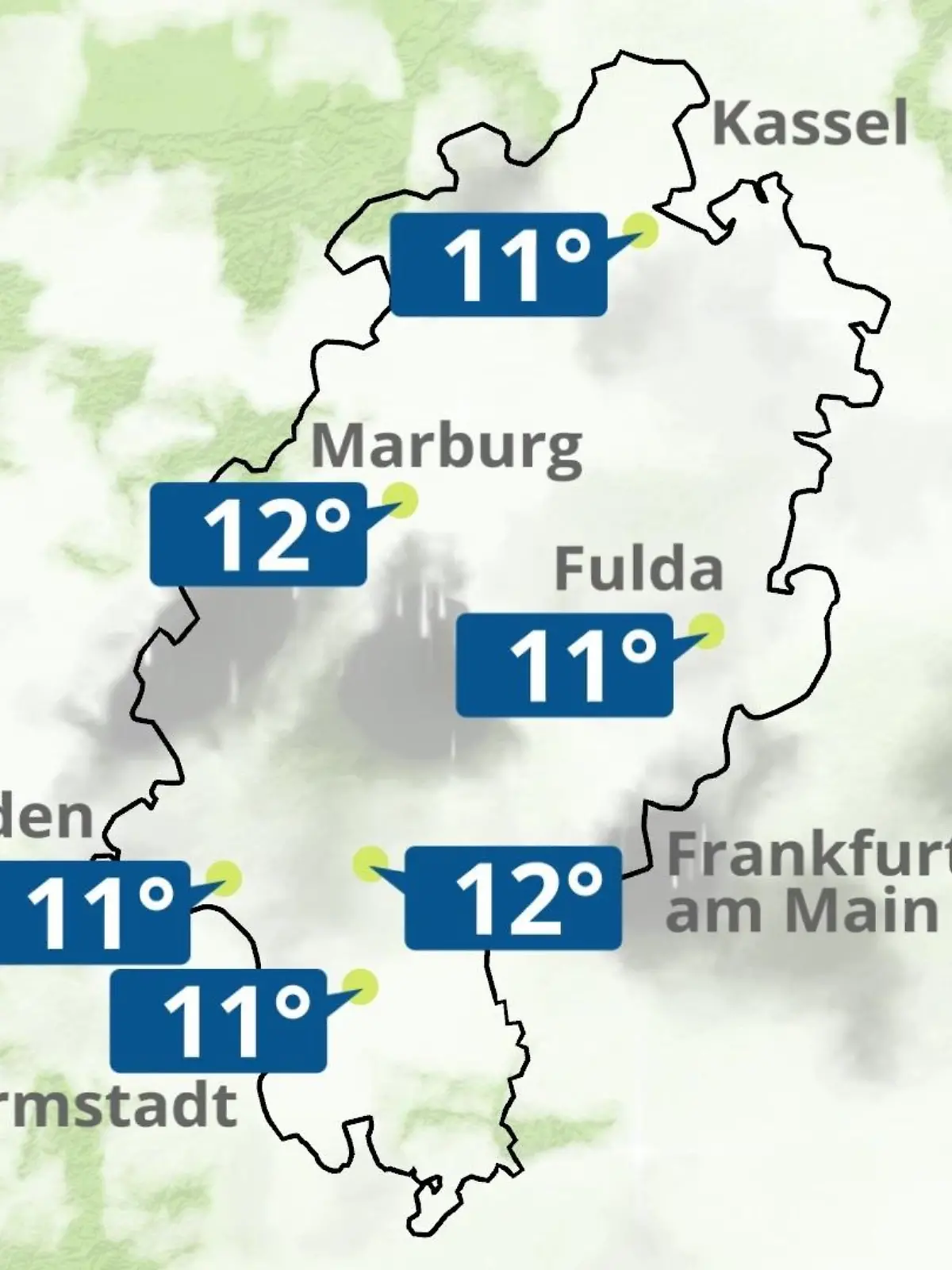 Bild zu: "Hessen: Wie wird das Wetter?"