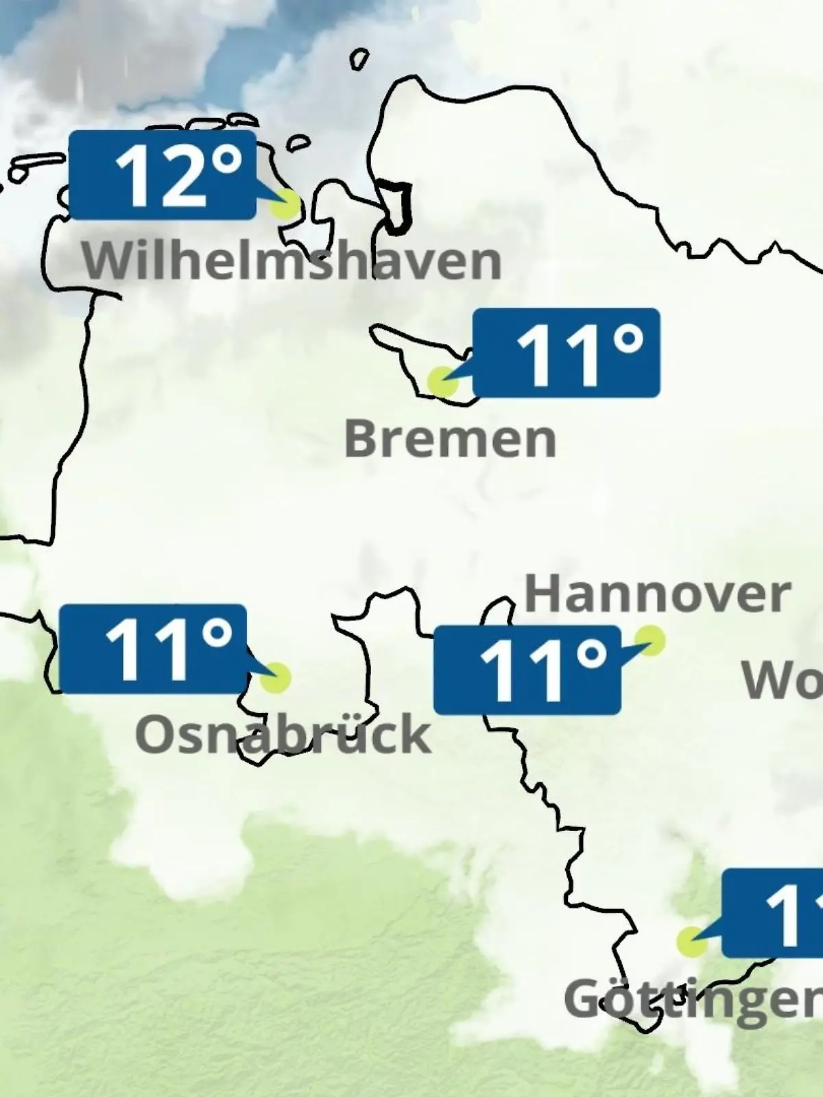 Bild zu: "Bremen und Niedersachsen: Wie wird das Wetter?"