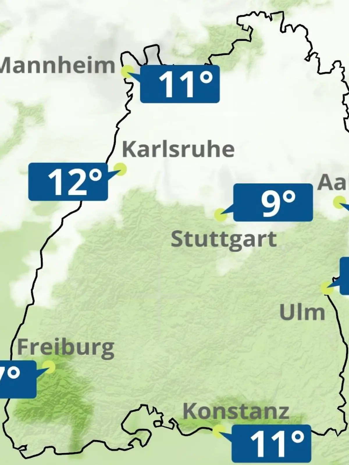 Bild zu: "Baden-Württemberg: Wie wird das Wetter?"