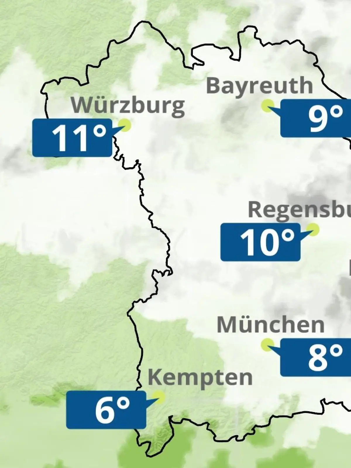 Bild zu: "Bayern: Wie wird das Wetter?"