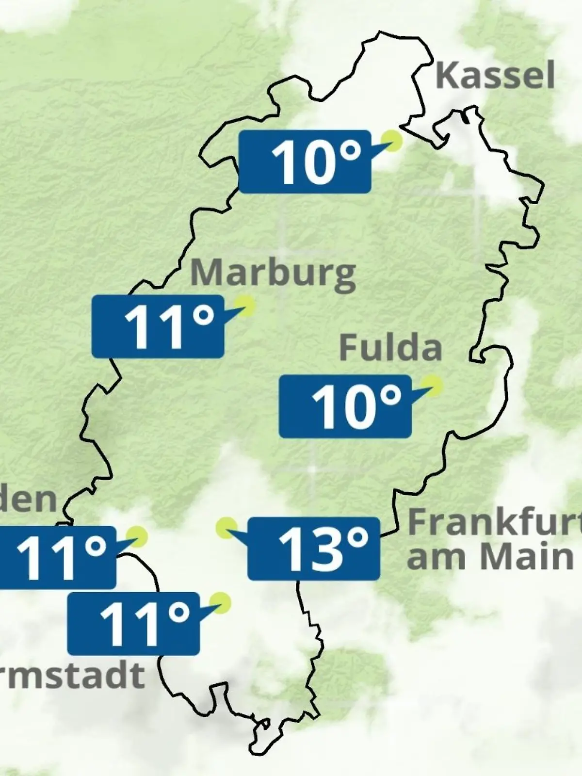 Bild zu: "Hessen: Wie wird das Wetter?"