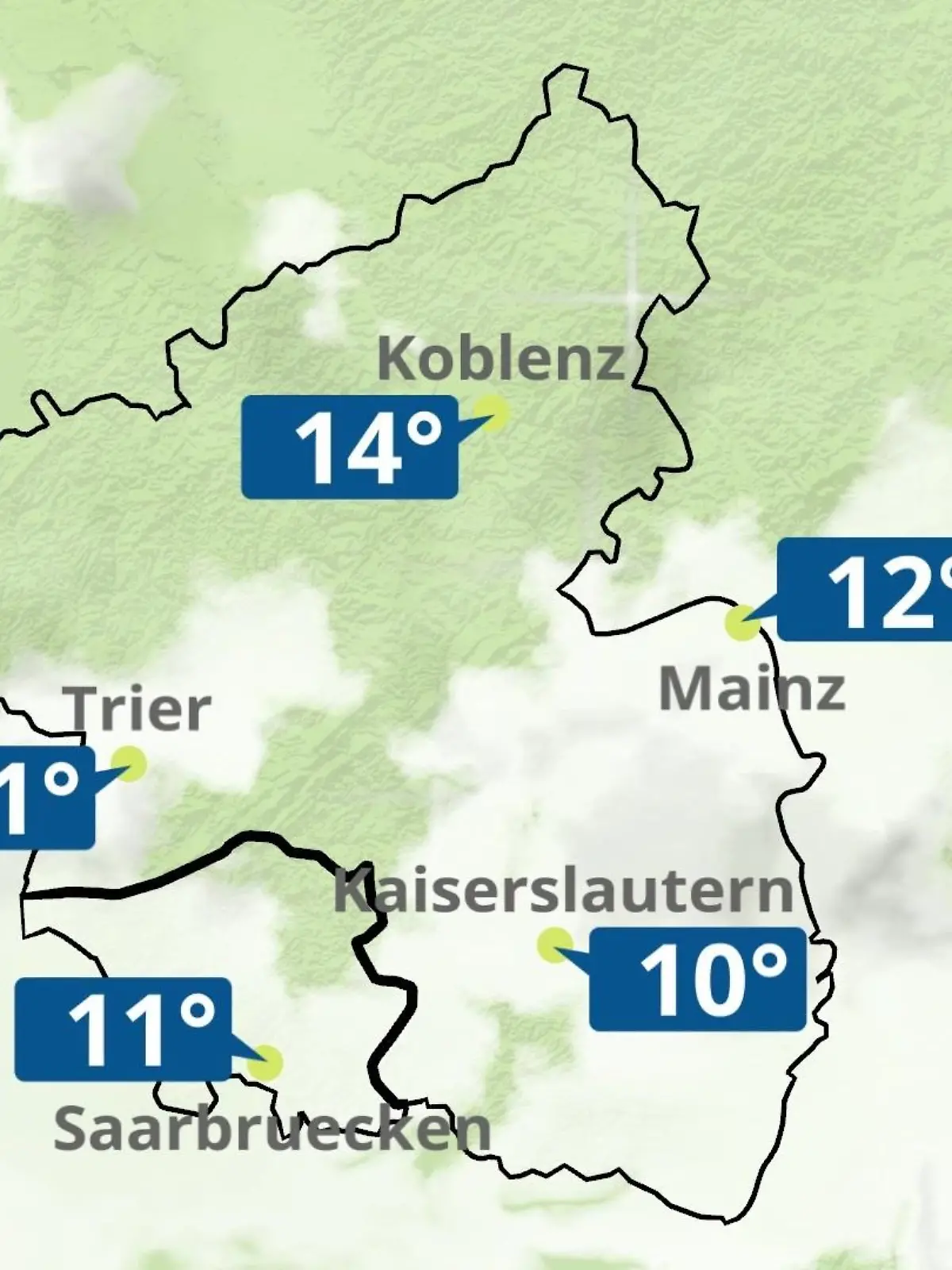 Bild zu: "Rheinland-Pfalz, Saarland: Wie wird das Wetter?"