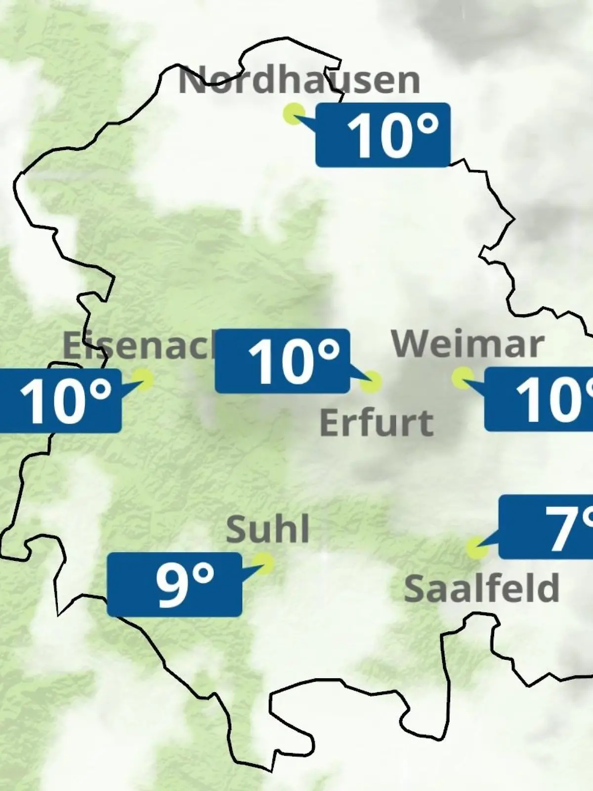 Bild zu: "Thüringen: Wie wird das Wetter?"