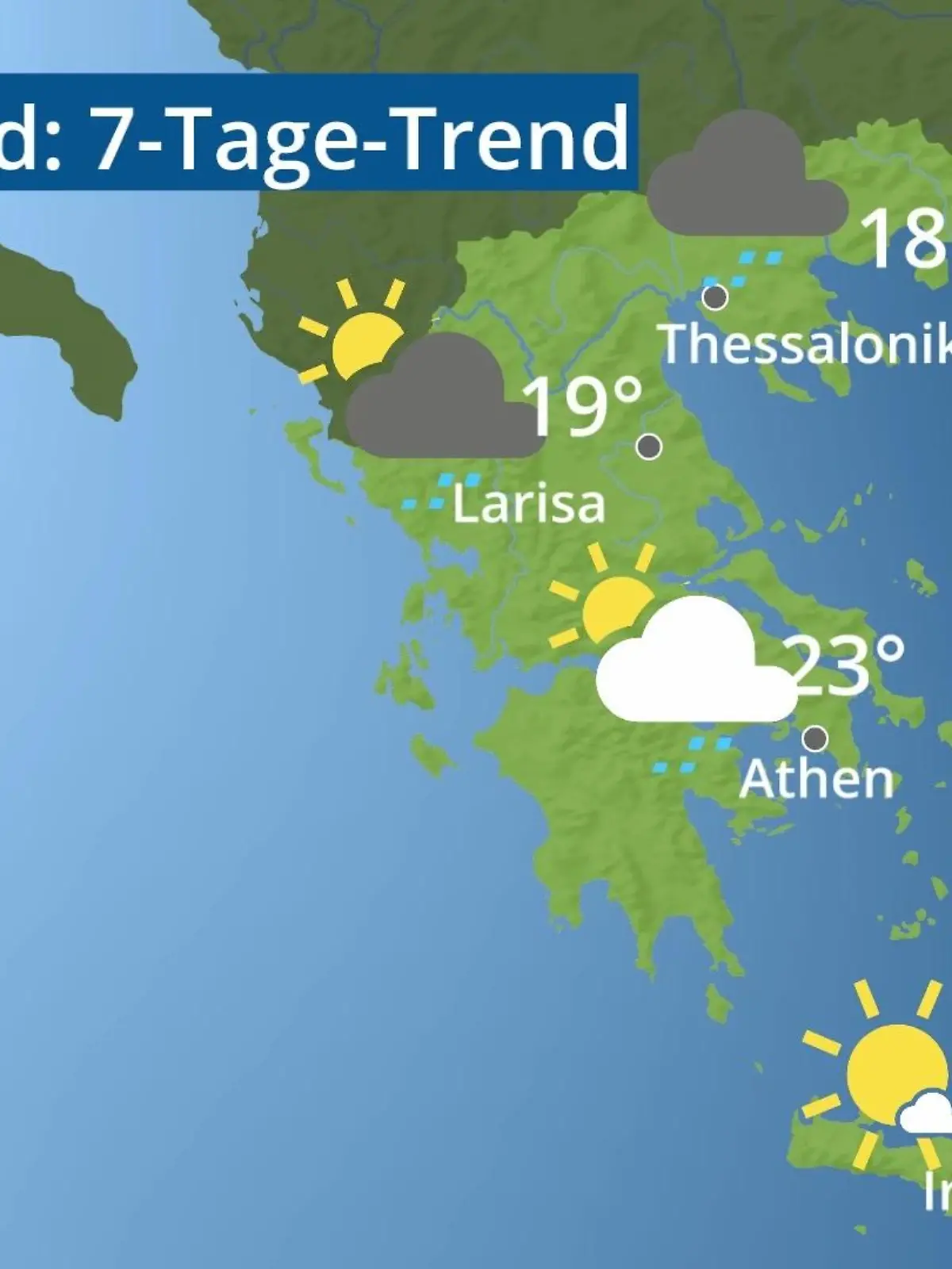 Bild zu: "Griechenland: Wie wird das Wetter?"